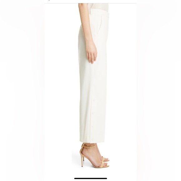 NWT Off-White Wide Legged Ankle Pants - Picture 2 of 7